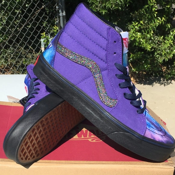 💥SOLD💥VANS SK8-Hi "Celestial Royalty" Cosmic Galaxy Sz 7 - Picture 9 of 16